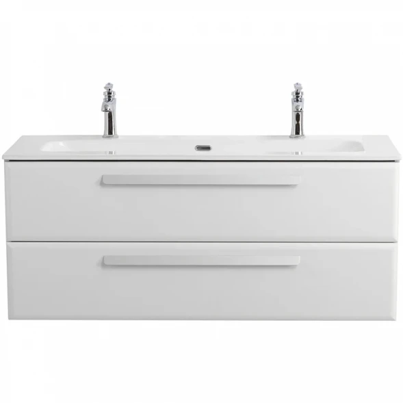 Тумба под раковину Cezares Eco ECO-CER-N-1200-2C-SO-BL 120 см, подвесная, Bianco Lucido