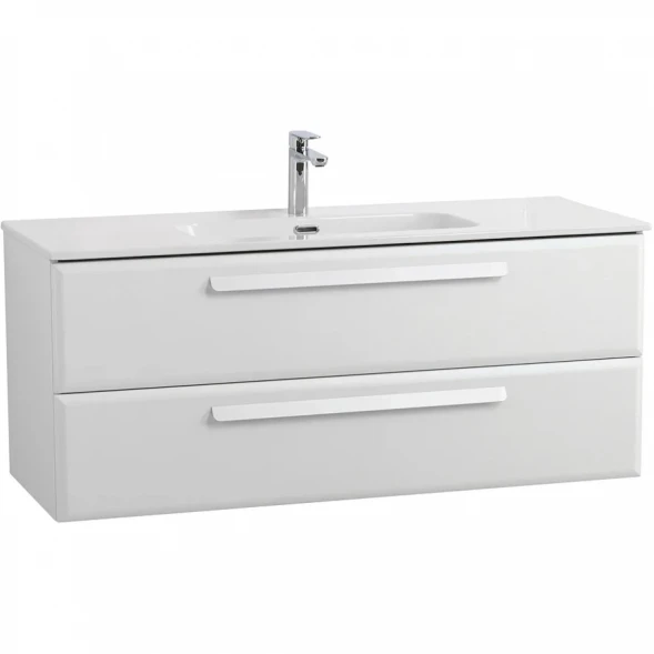 Тумба под раковину Cezares Eco ECO-CER-N-1200-2C-SO-BL 120 см, подвесная, Bianco Lucido