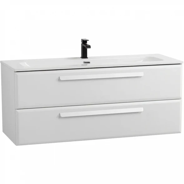Тумба под раковину Cezares Eco ECO-CER-N-1200-2C-SO-BL 120 см, подвесная, Bianco Lucido