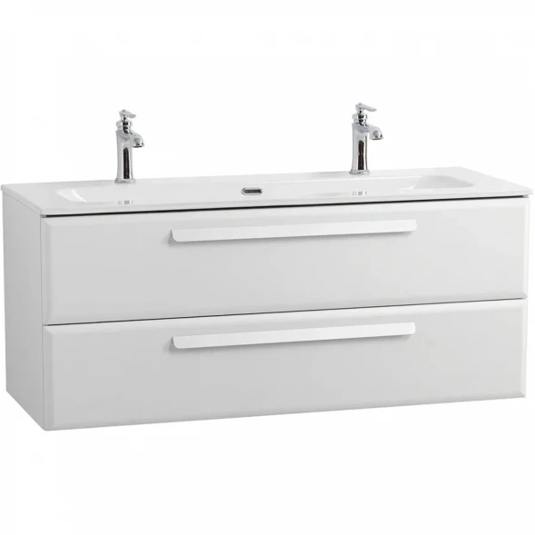 Тумба под раковину Cezares Eco ECO-CER-N-1200-2C-SO-BL 120 см, подвесная, Bianco Lucido