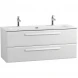 Тумба под раковину Cezares Eco ECO-CER-N-1200-2C-SO-BL 120 см, подвесная, Bianco Lucido