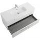 Тумба под раковину Cezares Eco ECO-CER-N-1200-2C-SO-BL 120 см, подвесная, Bianco Lucido