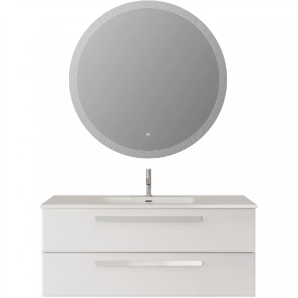 Тумба под раковину Cezares Eco ECO-CER-N-1200-2C-SO-BL 120 см, подвесная, Bianco Lucido