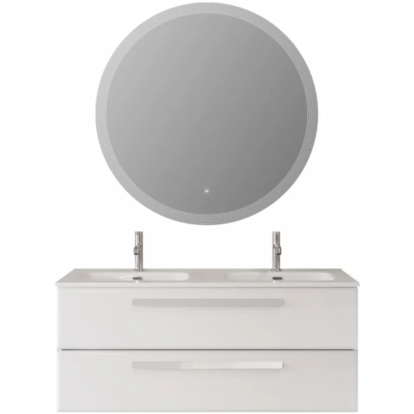 Тумба под раковину Cezares Eco ECO-CER-N-1200-2C-SO-BL 120 см, подвесная, Bianco Lucido