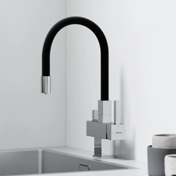 Смеситель для кухни с подключением к фильтру Sancos Arno SC4005CH