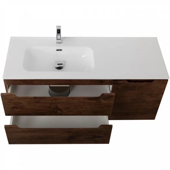 Тумба под раковину BelBagno Etna ETNA-1200-2C-1A-SO-RW-L 120,9 см L, подвесная, Rovere Moro
