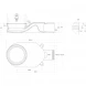 Душевой трап (лоток) BelBagno Luce BB-LD-LUCE-70-BIANCO 63,96 см, с решеткой, 2 в 1 под плитку, белый матовый