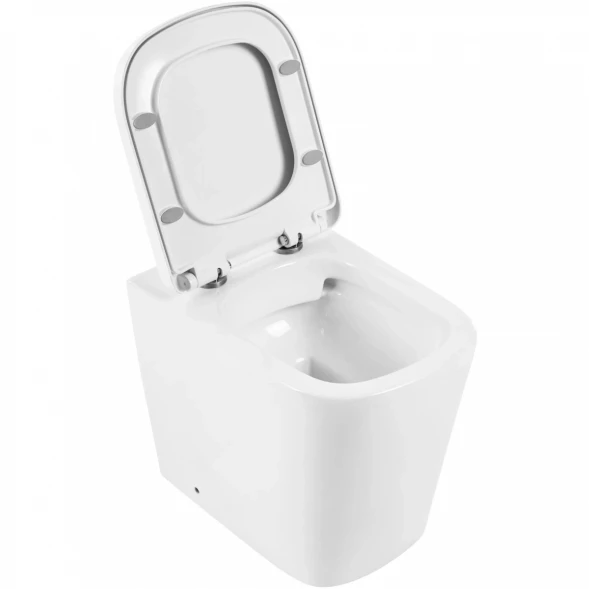 Приставной безободковый унитаз BelBagno Albano BB120CBR