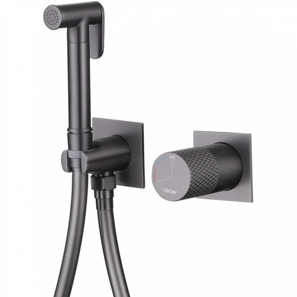 Гигиенический душ Abber Rund AF8725NG CoolStart, со смесителем, никель