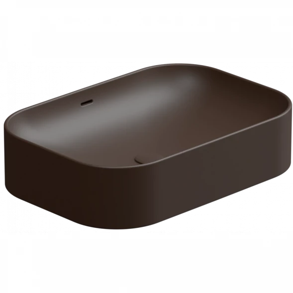 Раковина-чаша GSG Easy EALAVTP60035 60x42 см, накладная, какао матовый