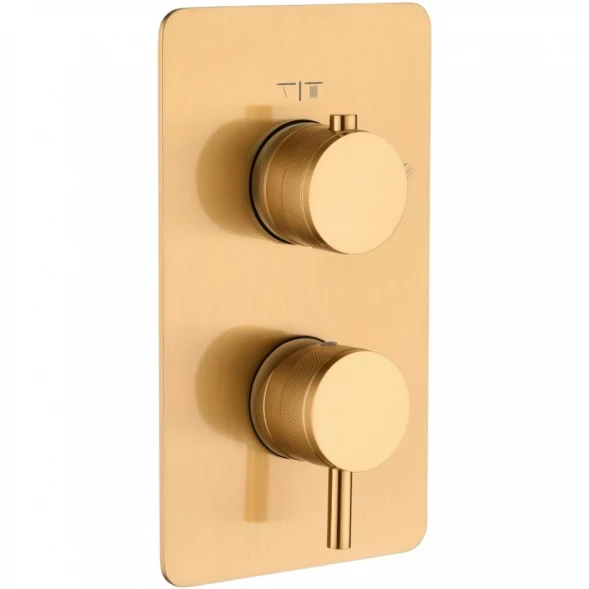 Смеситель для ванны Boheme Cell 135-2-BR встраиваемый, бронза