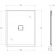 Зеркало Cezares Tiffany 45045 73x90 см, с LED-подсветкой, антизапотеванием, Blu Petrolio