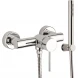 Смеситель для душа Emmevi Piper 45002B/CR с душевым гарнитуром, хром