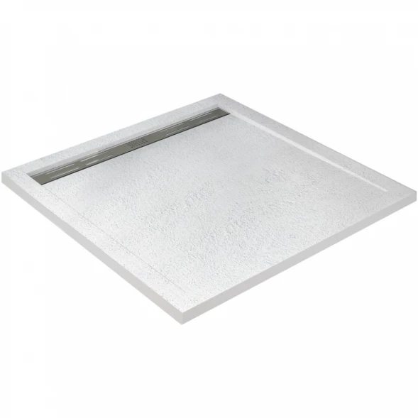 Душевой поддон из литьевого мрамора 100x90 см Cezares TRAY-AS-AH-100/90-30-W