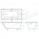 Ванна чугунная Delice Grace DLR230643R 170x70 см, с отверстиями под ручки, белый
