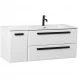 Тумба под раковину Cezares Eco ECO-CER-N-1200-2C-1A-SO-BL-R 120 см R, подвесная, Bianco Lucido