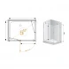 Душевой уголок Cezares Verona 120x90 см текстурное стекло VERONA-W-AH-1-120/90-P-Cr-L