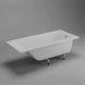 Ванна из литьевого мрамора Delice Diapason DLR330009-G 180x80 см, белый