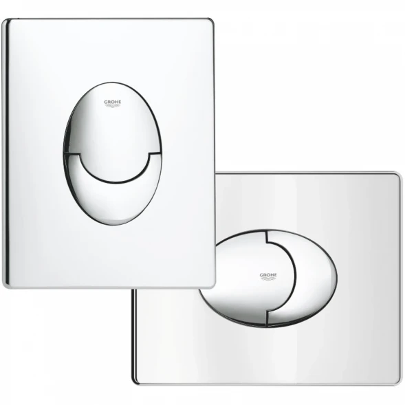 Инсталляция для унитаза Grohe Rapid SL 38721001 с кнопкой смыва, хром