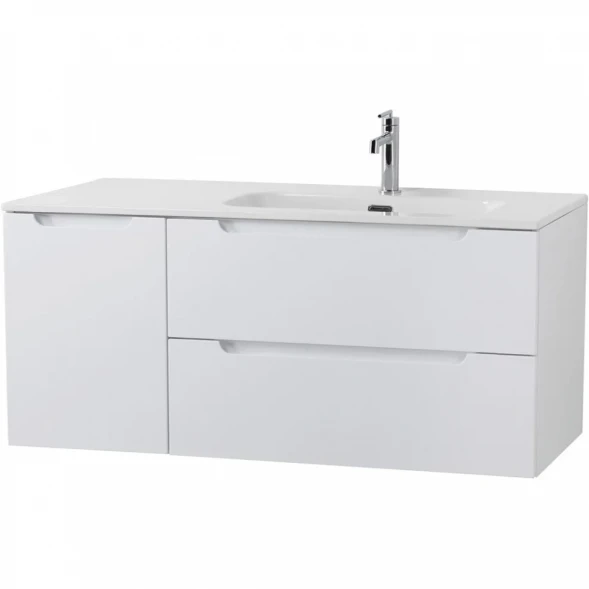 Тумба под раковину BelBagno Etna ETNA-1200-2C-1A-SO-BL-R 120,9 см R, подвесная, Bianco Lucido