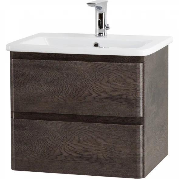 Тумба Rovere Nature Grigio 57 см BelBagno Albano ALBANO-CER-600-2C-SO-RNG