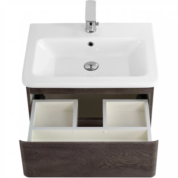 Тумба Rovere Nature Grigio 57 см BelBagno Albano ALBANO-CER-600-2C-SO-RNG