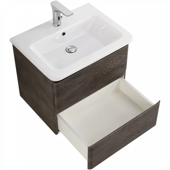 Тумба Rovere Nature Grigio 57 см BelBagno Albano ALBANO-CER-600-2C-SO-RNG