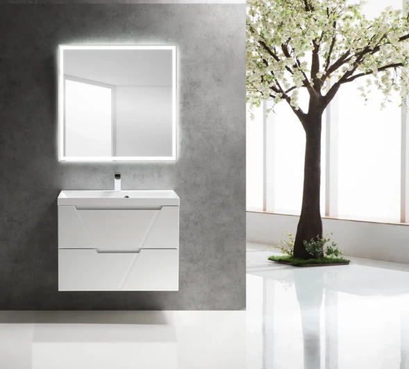 Тумба Bianco Lucido 79,6 см BelBagno Vittoria VITTORIA-800-2C-SO-BL