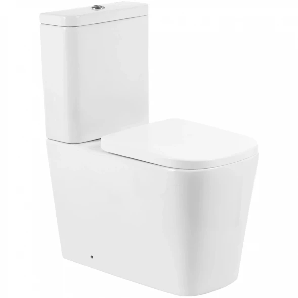 Чаша напольного безободкового унитаза BelBagno Albano BB120CPR