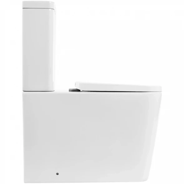 Чаша напольного безободкового унитаза BelBagno Albano BB120CPR