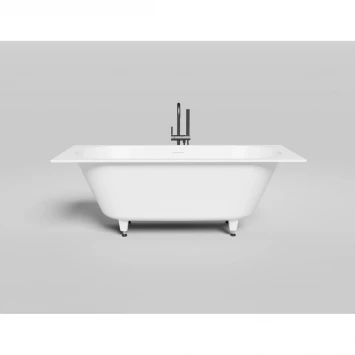 Ванна из литьевого мрамора Salini S-Sense Ornella Axis Kit 103513G 170,5x75,5 см, белый глянец