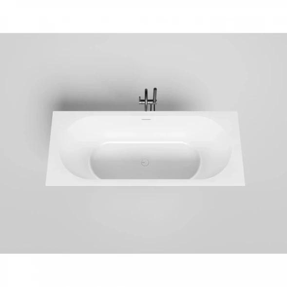 Ванна из литьевого мрамора Salini S-Sense Ornella Axis Kit 103513G 170,5x75,5 см, белый глянец