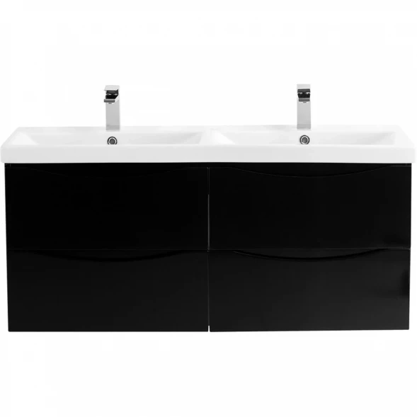Тумба Nero Lucido 117,2 см BelBagno Marino MARINO-CER-1200-4C-SO-2-NL-P