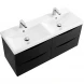 Тумба Nero Lucido 117,2 см BelBagno Marino MARINO-CER-1200-4C-SO-2-NL-P