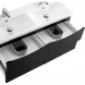 Тумба Nero Lucido 117,2 см BelBagno Marino MARINO-CER-1200-4C-SO-2-NL-P