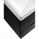 Тумба Nero Lucido 117,2 см BelBagno Marino MARINO-CER-1200-4C-SO-2-NL-P