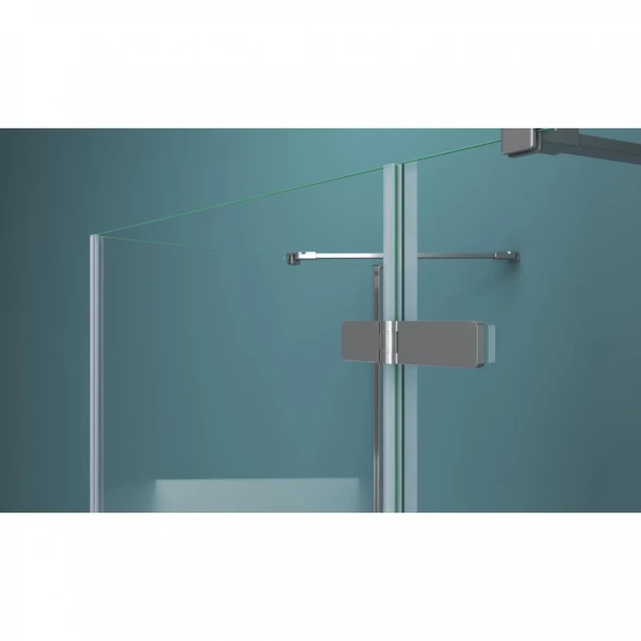 Душевой уголок 80x100 см BelBagno Kraft KRAFT-AH-12-80/100-C-Cr-R прозрачное