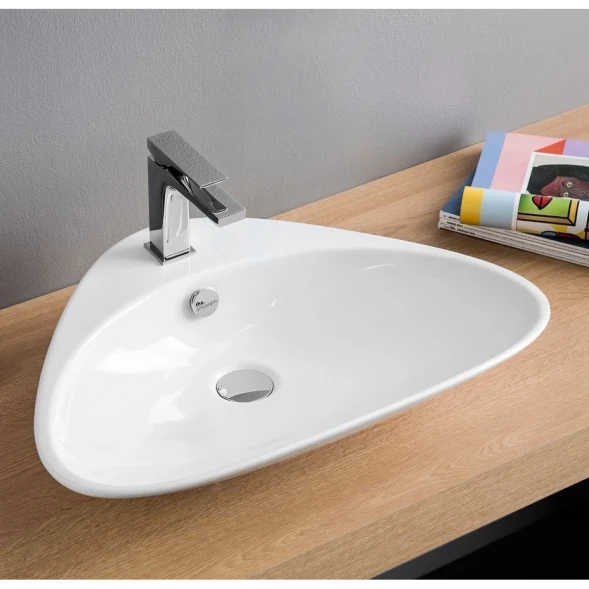 Раковина 60x44 см Artceram Plettro PTL001 01 00 bi