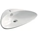 Раковина 60x44 см Artceram Plettro PTL001 01 00 bi