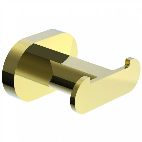 Крючок Wonzon &amp; Woghand First WW-8425-LG двойной, для ванны, золотой