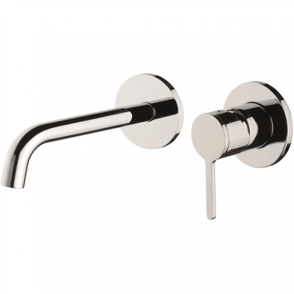 Смеситель для раковины Emmevi Filobrass 85155/CR встраиваемый, без донного клапана, хром