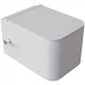 Унитаз подвесной Boheme Mane 970-SET-2-MW безободковый, с функцией биде, с сиденьем микролифт, белый матовый