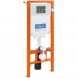 Комплект подвесной унитаз BelBagno Loto BB070CHR/SC + система инсталляции BelBagno BB002-80 + BB018-GV-BIANCO