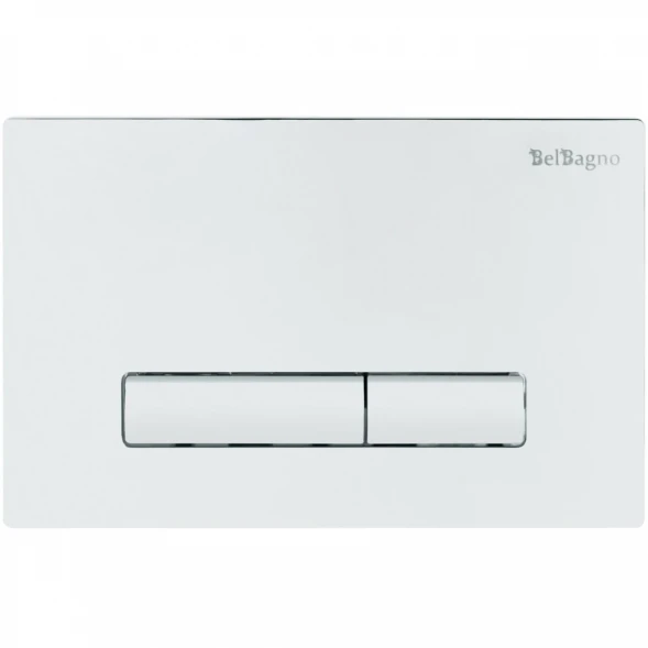 Комплект подвесной унитаз BelBagno Loto BB070CHR/SC + система инсталляции BelBagno BB002-80 + BB018-GV-BIANCO