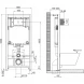 Комплект подвесной унитаз BelBagno Loto BB070CHR/SC + система инсталляции BelBagno BB002-80 + BB018-GV-BIANCO