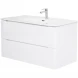 Тумба Bianco Lucido 89,6 см BelBagno Etna ETNA-900-2C-SO-BL-P