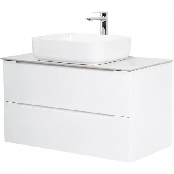 Тумба Bianco Lucido 89,6 см BelBagno Etna ETNA-900-2C-SO-BL-P