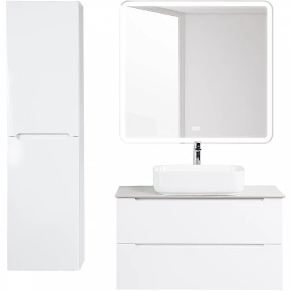 Тумба Bianco Lucido 89,6 см BelBagno Etna ETNA-900-2C-SO-BL-P