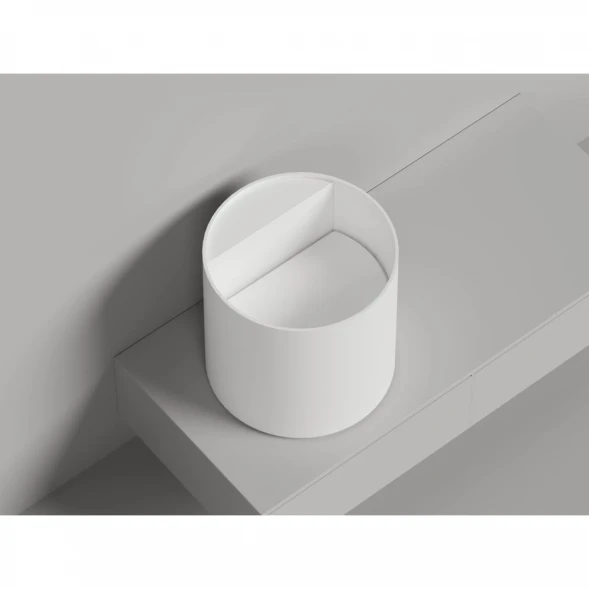Раковина-чаша Salini S-Sense Armonia Round Top 03 130413TG 45x45 см, накладная, белый глянец