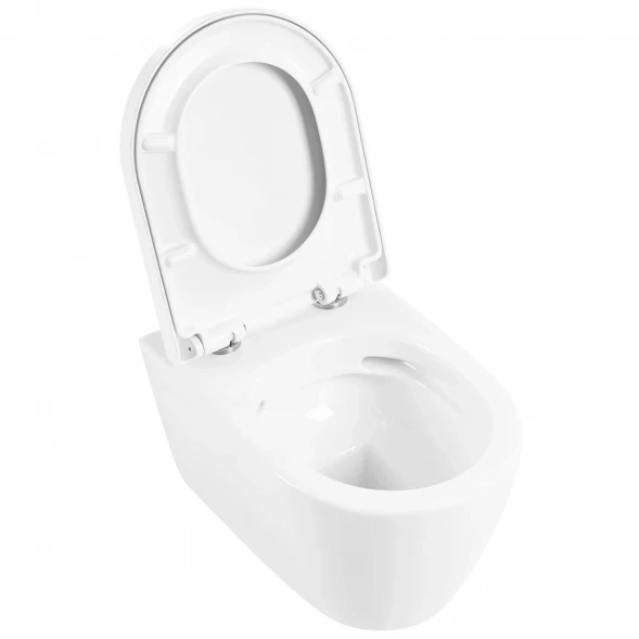 Унитаз подвесной BelBagno Marino BB105CHR безободковый, белый